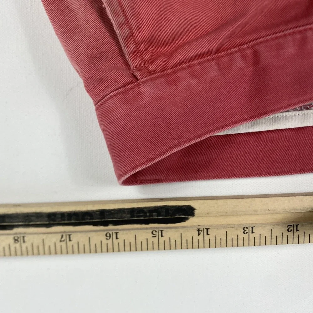 Polo Ralph Lauren Shorts Mens 33 Red Chino Flat Front Cotton Casual Summer